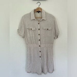 Linen Blend Romper